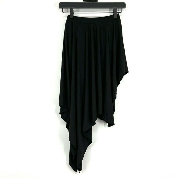 Balera Skirt Black Asymmetrical Hem - Picture 7 of 9